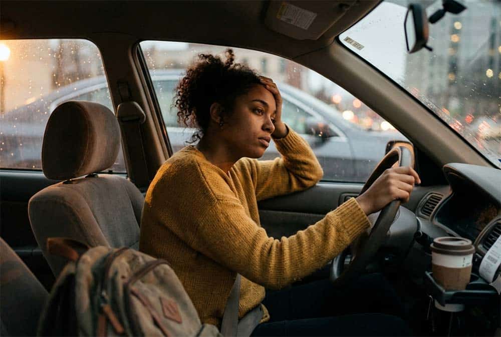 a person looking drained